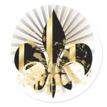 Fleur de Lis, customisable text
