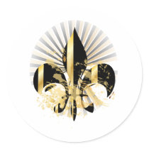 Fleur de Lis, customisable text