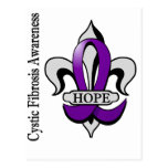 Fleur De Lis Cystic Fibrosis Hope Postcards