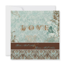 Fleur de Lis Damask – Modern Weddings Invitations