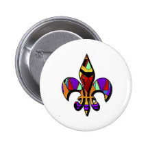 Fleur-de-lis,designs Buttons