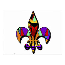 Fleur-de-lis,designs Post Cards