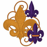 Fleur De Lis Embroidered Tees and Sweats embroidered shirts