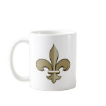 Fleur de lis - Gold and black Coffee Mugs