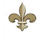 Fleur de lis - Gold and black t-shirts