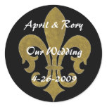 fleur de lis gold, April  - Customised stickers