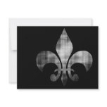 Fleur-de-lis invitations