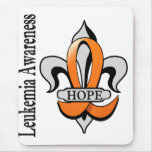 Fleur De Lis Leukaemia Hope mousepads
