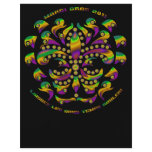 fleur de lis Mardi-Gras 2011 V-2 flyers