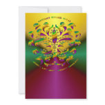 Fleur de lis Mardi-Gras 2011 V-2 invitations