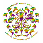 fleur de lis Mardi-Gras 2011 V-2 t-shirts