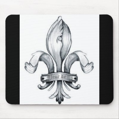 Fleur de Lis Mousepad by MistaSCARY
