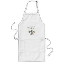Fleur de lis NOLA Bride Bling Aprons