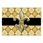 Fleur de Lis note card I