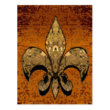 Fleur-de-Lis Post Card