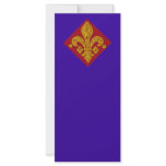 Fleur De Lis Red rack cards