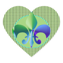 Fleur-de-Lis:  Signature Patterns by Naveen Sticker