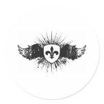 Fleur De Lis stickers