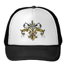 Fleur de lis Xmas Trucker Hat