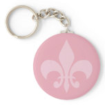 Fleur de Lise Thank You Sticker in Pretty Pinks keychains