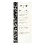 Fleur di Lys Damask - Grey Wedding Invitation