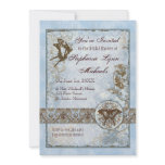 Fleur di Lys Damask vs2 - Bridal Shower Invitation