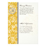 Fleur di Lys Mustard Driving Directions Hotel Info Personalised Invites