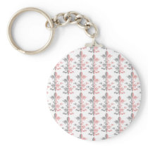 Fleur Heart Crown - Pink Keychains