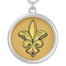 Fleur Mediaeval - Gold Personalised Necklace