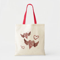 Fleur Winged Heart bags