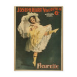 Fleurette, 'Joseph Hart Vaudeville Co.' Retro Thea postcards