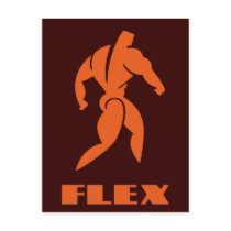 Flex Bodybuilding Postcards