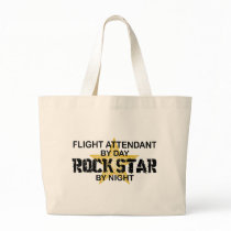 Flight Attendant Rock Star Tote Bags