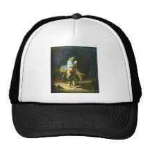 Flight into Egypt by Rembrandt Mesh Hats