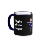 Flight of the Finger mugs