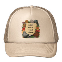 Flight Pigeon Scroll Trucker Hat