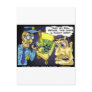Flight Risk Funny Bird Cartoon Gifts & Tees Post Card