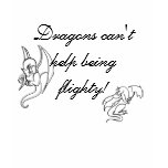 Flighty Dragon T t-shirts