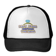 fling before ring bride bachelorette wedding party trucker hats