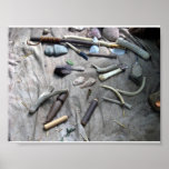 flintknapping tools posters