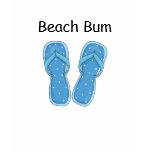 flip flop Beach Bum t-shirts