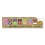 Flip Flop Collections Bumper Sticker bumper stickers