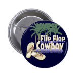 Flip Flop Cowboy Button