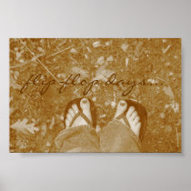 "Flip-flop Days..." Poster