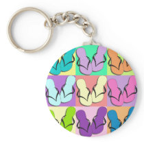 Flip Flop Parade Keychain