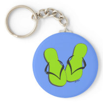 Flip Flop Parade Keychain