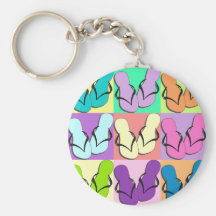 Flip Flop Parade Keychain