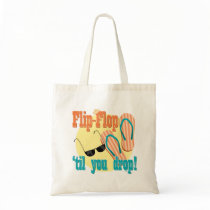 Flip Flop 'til You Drop Canvas Bag