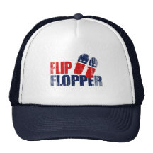 Flip Flopper Romney.png Trucker Hat