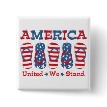 Flip Flops America Button